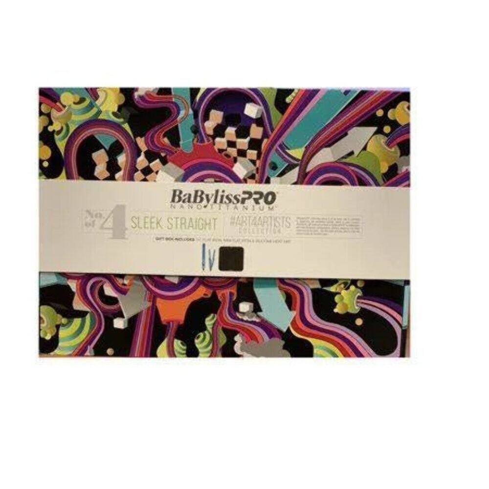 babylisspro Nano Titanium 1 1/4 Flat Iron plus mini iron and silicon heat mat